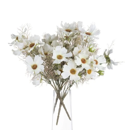 Artificial Cosmos Plants Cream 36cm - C078 BX8