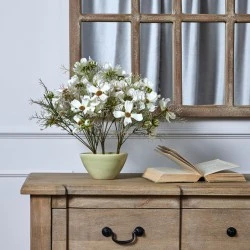 Artificial Cosmos Plants Cream 36cm - C078 BX8