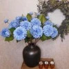 Artificial Ball Dahlia Blue 63cm - D183 I2