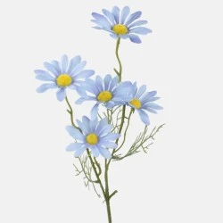 Artificial Daisy Blue 52cm | Silk Daisies - D014 