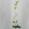 Luxury Ivory Silk Delphinium or Larkspur 72cm - D034 