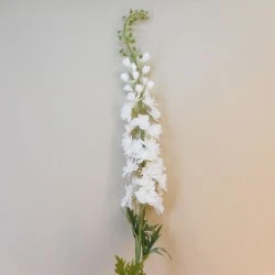 Artificial Delphiniums Gigante White 135cm - D031 G1