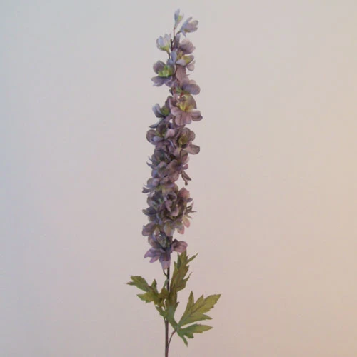 Silk Delphiniums or Larkspur Lavender Grey 90cm - D146 D3