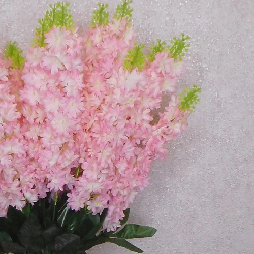 Artificial Larkspur Delphiniums Plant Pink 64cm - D061 B1