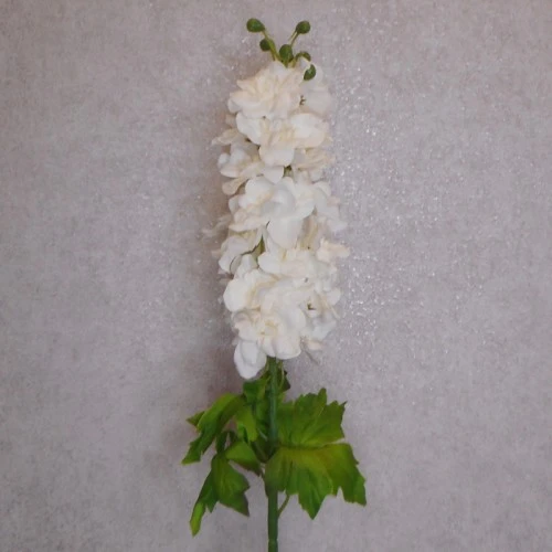 Artificial Larkspur Delphiniums Cream 78cm - D062 R4