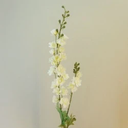 Artificial Meadow Delphiniums Cream 87cm - S033 R1