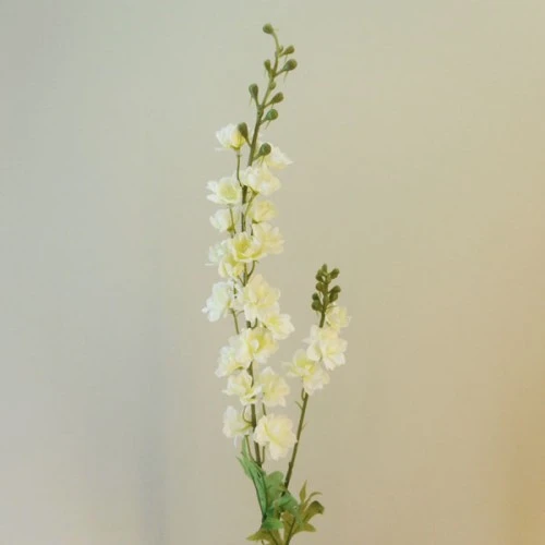 Artificial Meadow Delphiniums Cream 87cm - S033 R1