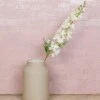 Luxury Ivory Silk Delphinium or Larkspur 72cm - D034 