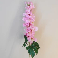 Artificial Garden Delphiniums Pink 75cm - D059 D2