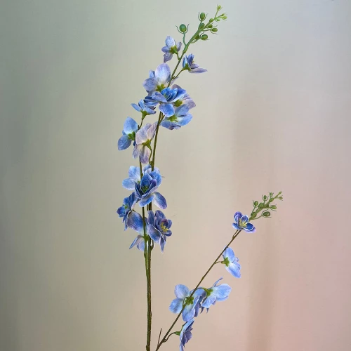 Artificial Larkspur Blue Flowers 97cm - L061 J1