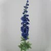 Midnight Blue Silk Delphiniums or Larkspur 75cm - D006 D3