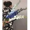 Artificial Delphiniums Gigante White 135cm - D031 G1