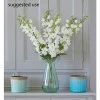 Luxury Ivory Silk Delphinium or Larkspur 72cm - D034 