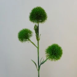 Artificial Trick Dianthus Spray Green 64cm - D085 D2