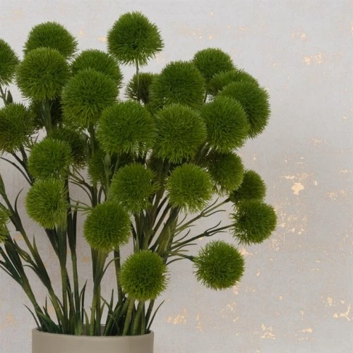 Artificial Trick Dianthus Spray Green 64cm - D085 D2
