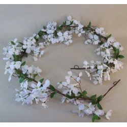 Artificial Dogwood Garlands 150cm - D116 II2