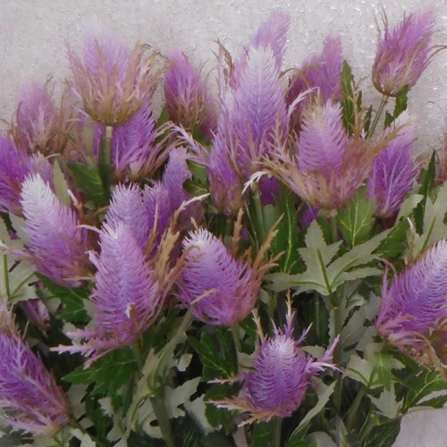 Artificial Eryngium Thistles Sea Holly Lilac - E014 E1