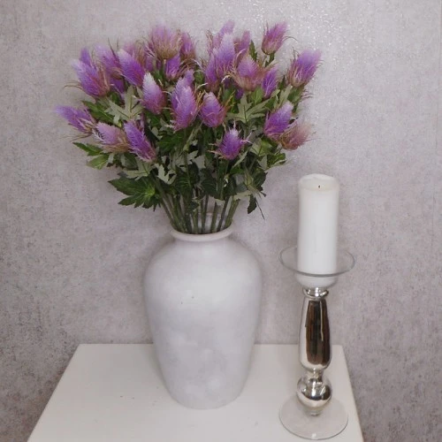 Artificial Eryngium Thistles Sea Holly Lilac - E014 E1