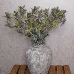 Artificial Eryngium Thistles Sea Holly Lavender Blue 80cm - E002 E3