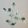 Artificial Eryngium Thistles Sea Holly Green 82cm - E007 H3