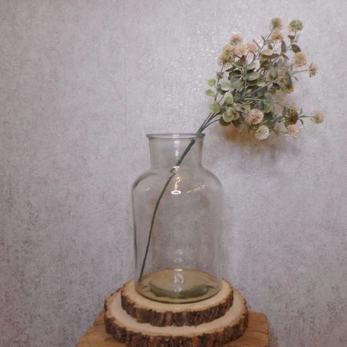 Artificial Floss Flowers Pale Pink 56cm - F055 BB2