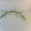 English Garden Flowers Garland Cream 90cm - MED012 BB3