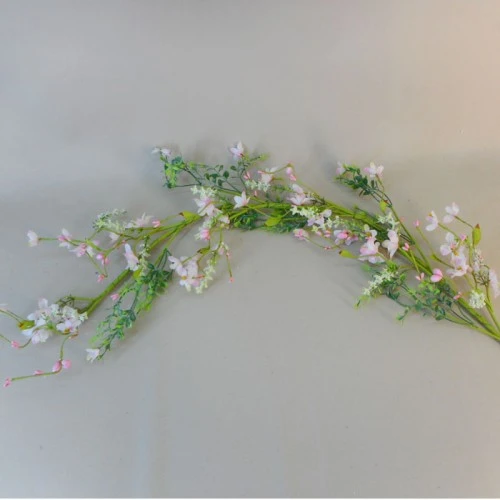 English Garden Flowers Garland Pink 90cm - MED013 BB2