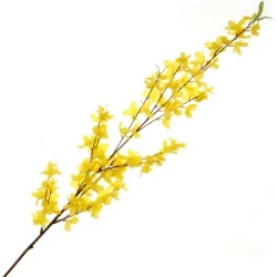 Artificial Forsythia Branch Yellow 113cm - F012 E1