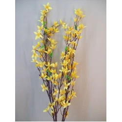 Artificial Forsythia Bush Yellow 76cm - F053 E2