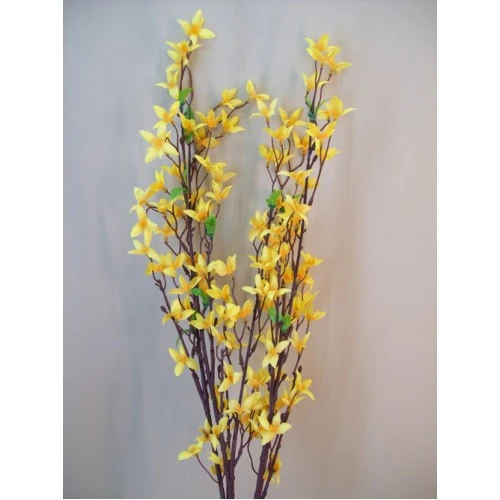 Artificial Forsythia Bush Yellow 76cm - F053 E2