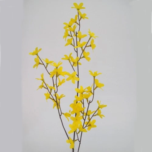Silk Forsythia Stem 82cm - F018 H3