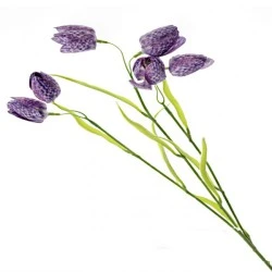 Artificial Fritillaria Spray Purple 65cm - F017 E2
