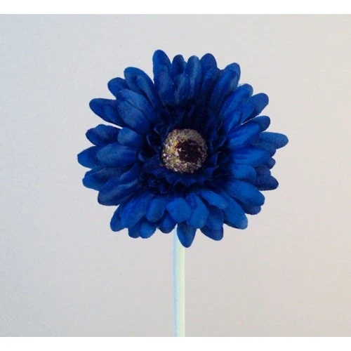Artificial Gerbera Royal Blue Small 57cm - G151 F2