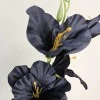 Artificial Gladiola Black 54cm - G089 H2