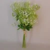 Artificial Gypsophila Bunch Green White 35cm - G036 GG2