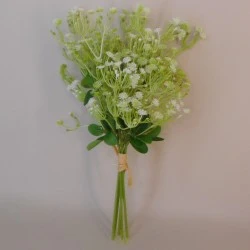 Artificial Gypsophila Bunch Green White 35cm - G036 GG2