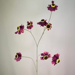 Artificial Helenium Flowers Burgundy 101cm - H107S4