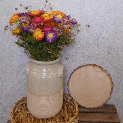 Artificial Helichrysum Mixed 46cm | Faux Dried Flowers - H097 G2