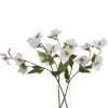 Artificial Helleborus Christmas Roses Blush Pink 45cm - H201 FF3
