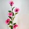 Artificial Hibiscus Spray Cerise Pink 117cm - H062 S1