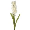 Artificial Hyacinth Plants Cream 43cm - H020 JJ2