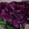 Artificial Hydrangeas Aubergine Plum 72cm - H129 
