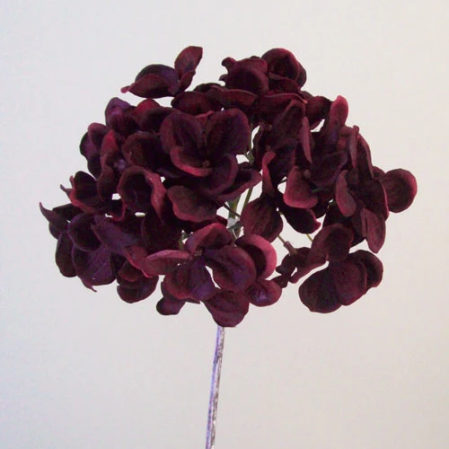 Artificial Hydrangea Burgundy 50cm - H105 