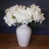 Artificial Hydrangeas Bush White 50cm - H030 CC4