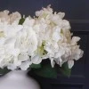 Artificial Hydrangeas Bush White 50cm - H030 CC4