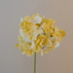 Artificial Hydrangeas Lemon 62cm - H130 H3