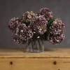 Artificial Hydrangeas Antique Purple and Green 42cm - H012 H1