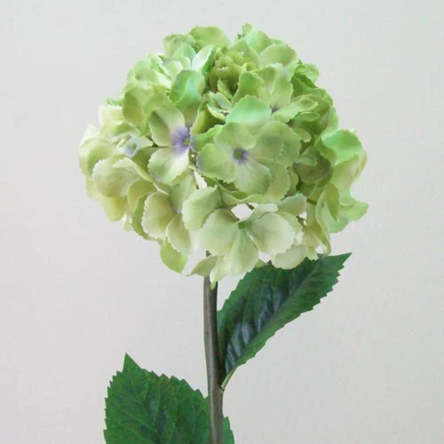 Large Artificial Hydrangeas Green 80cm - H081 E1