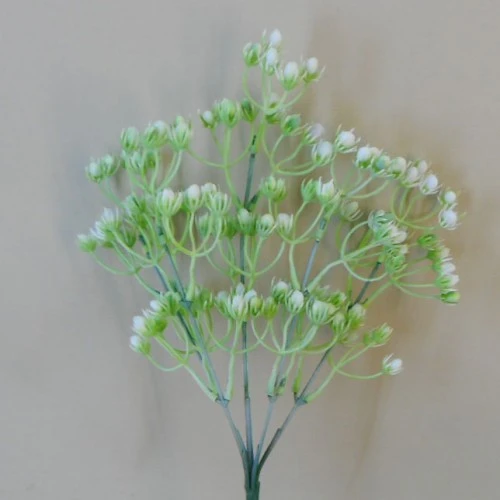 Artificial Hypericum Berries Bunch White 32cm - H108 G3
