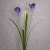 Silk Iris Purple 2 Flowers 63cm - IR002 I2